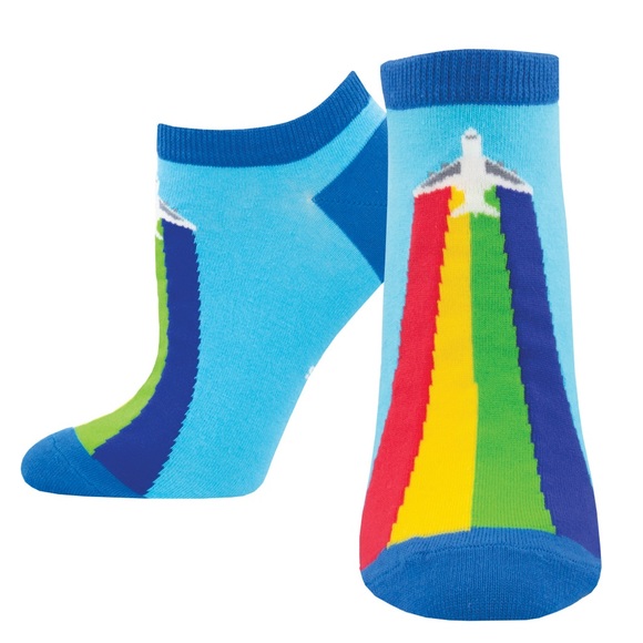 Let Your True Colors Fly Ankle Socks - Picture 1 of 6